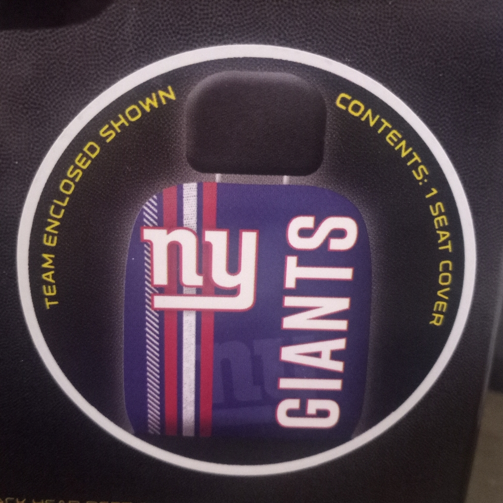 NY GIANTS SEAT COVERS